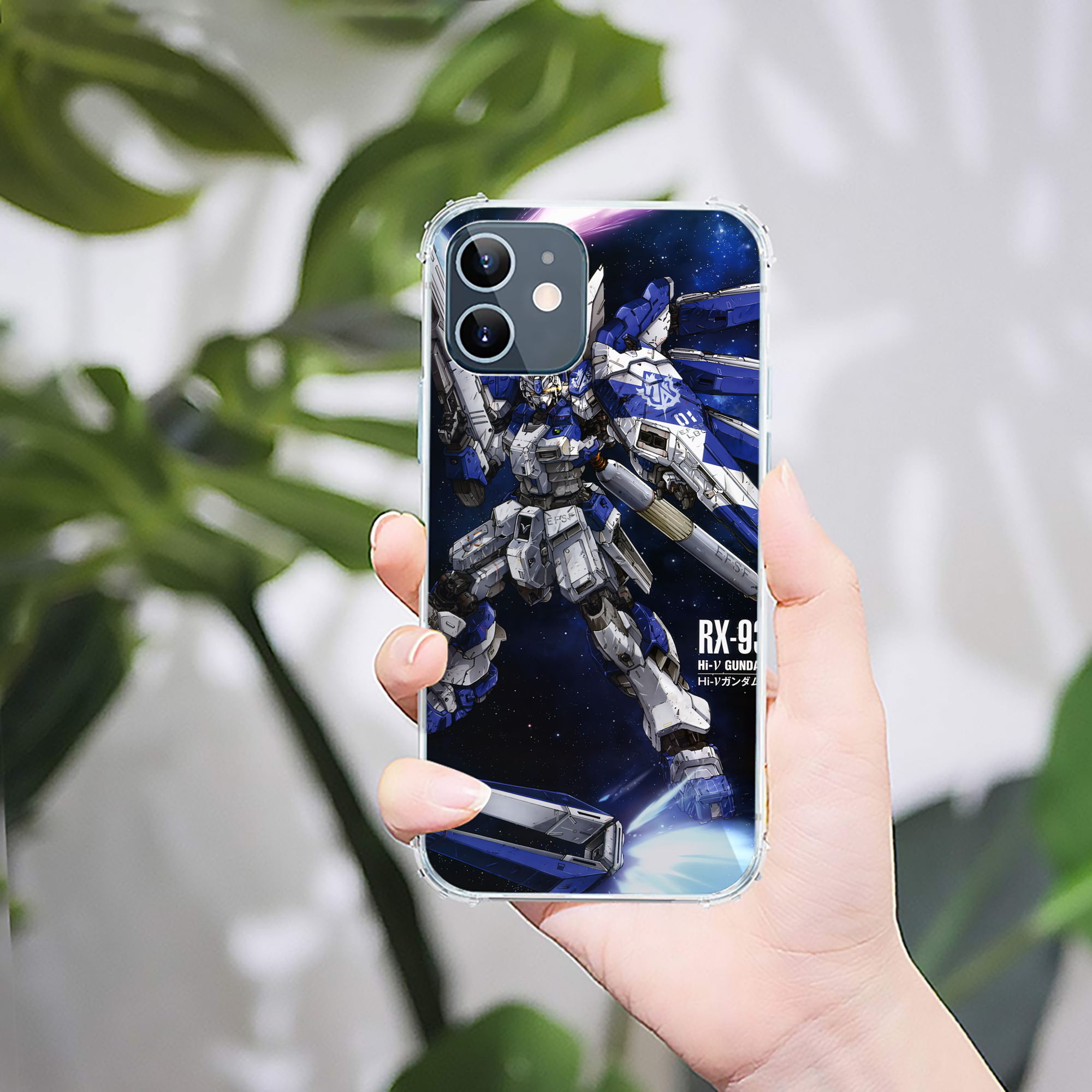 （画像用） 機動戦士ガンダム Mobile Suit Gundam 【iPhone 12シリーズ対応】透明スマホケース（クリアソフトケース）